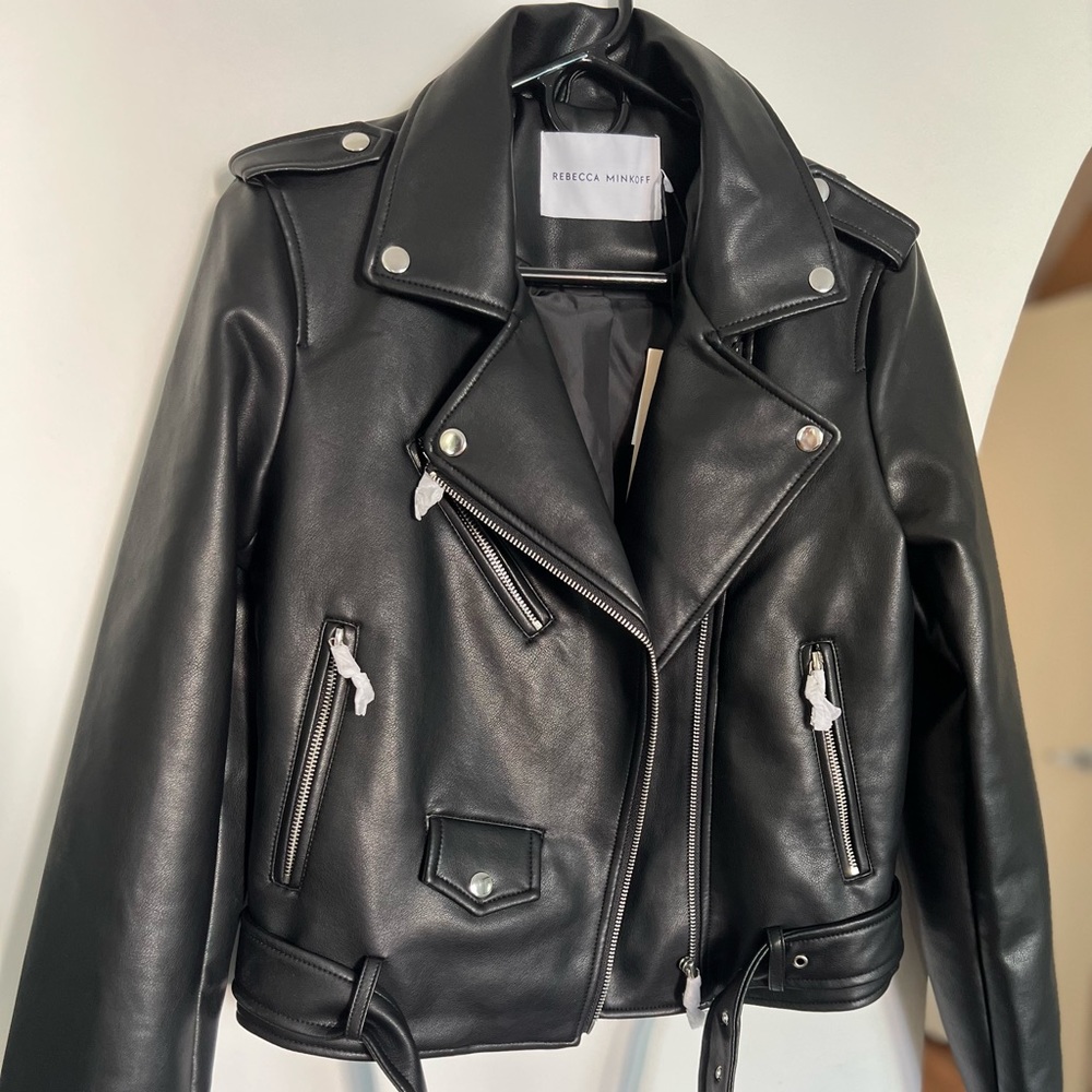 BRAND NEW Rebecca Minkoff Leather Moto Jacket